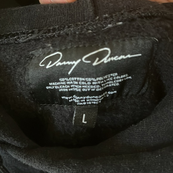 Danny Duncan I Love Hot Moms Black Hoodie Size Large - Picture 4 of 7